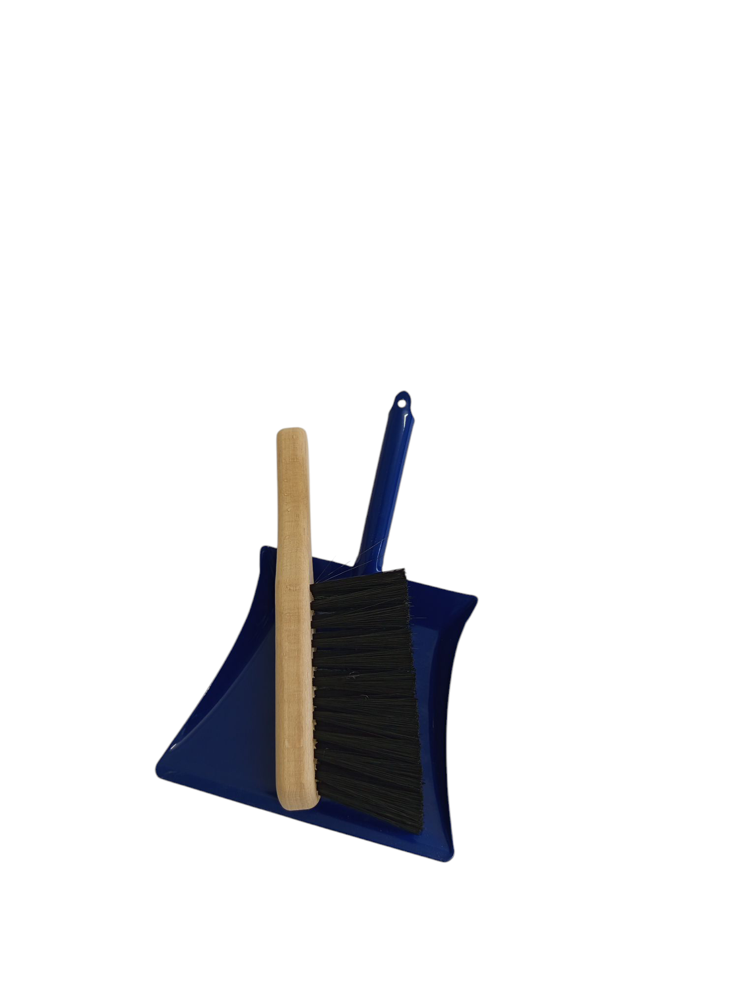 kleines Kinderkehrset mit Metallschaufel