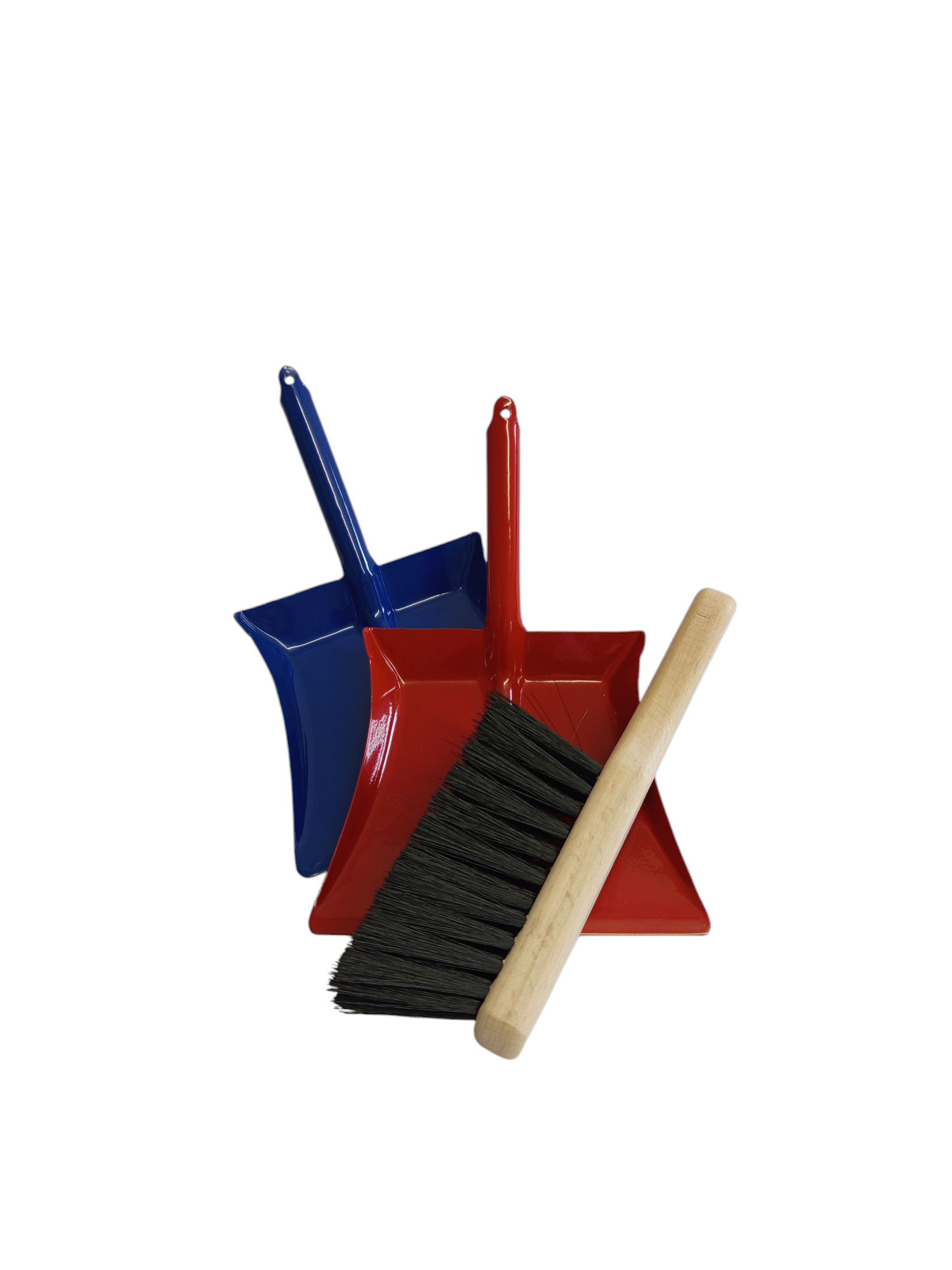 kleines Kinderkehrset mit Metallschaufel