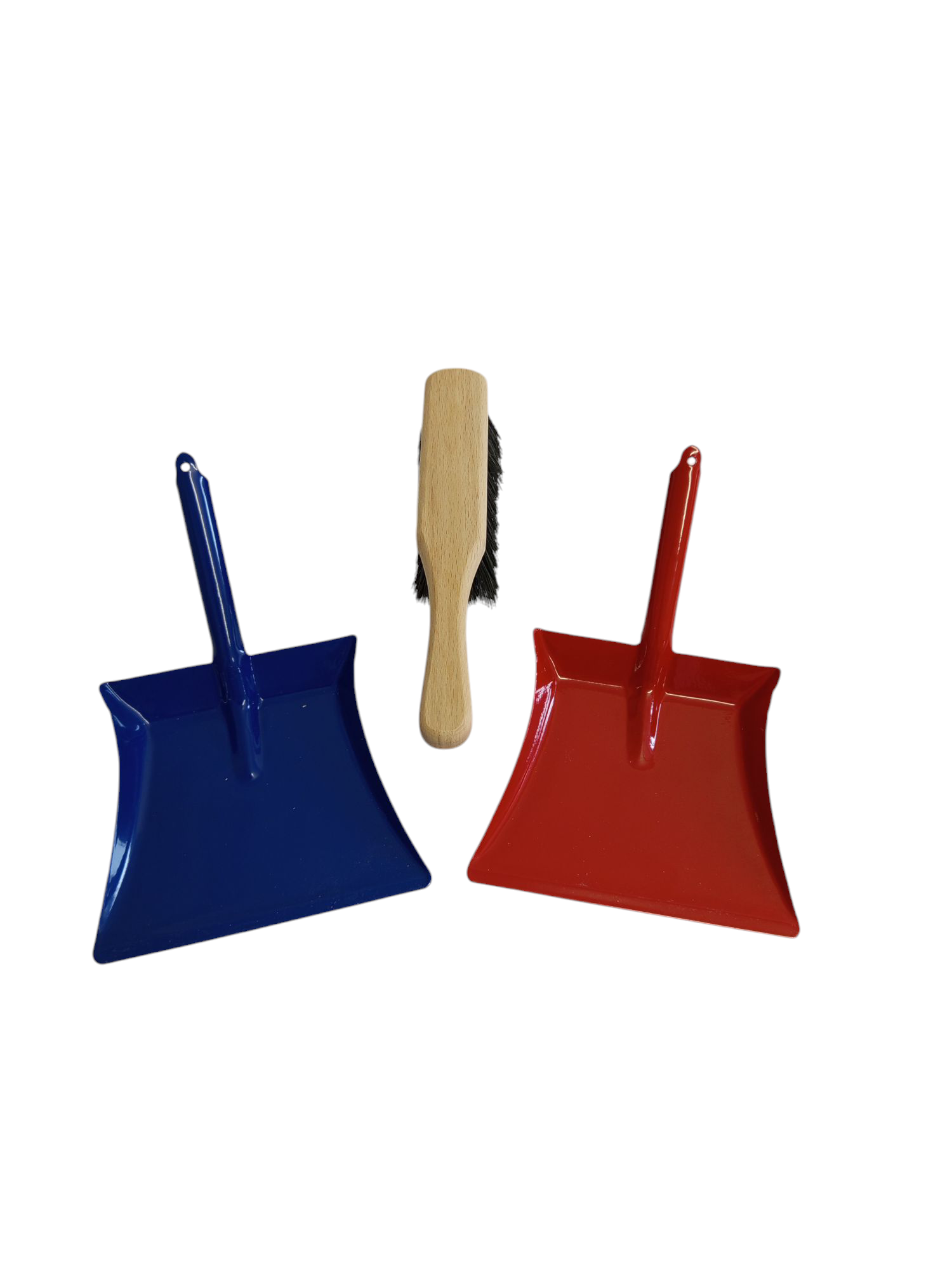 kleines Kinderkehrset mit Metallschaufel